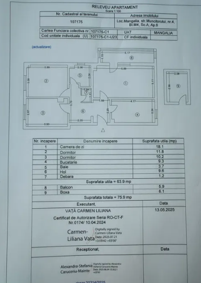 Apartament 3 camere aproape de mare, zona centrală