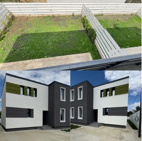 Casa noua de vanzare in oras la gata tip duplex 135000€tva inclus21%